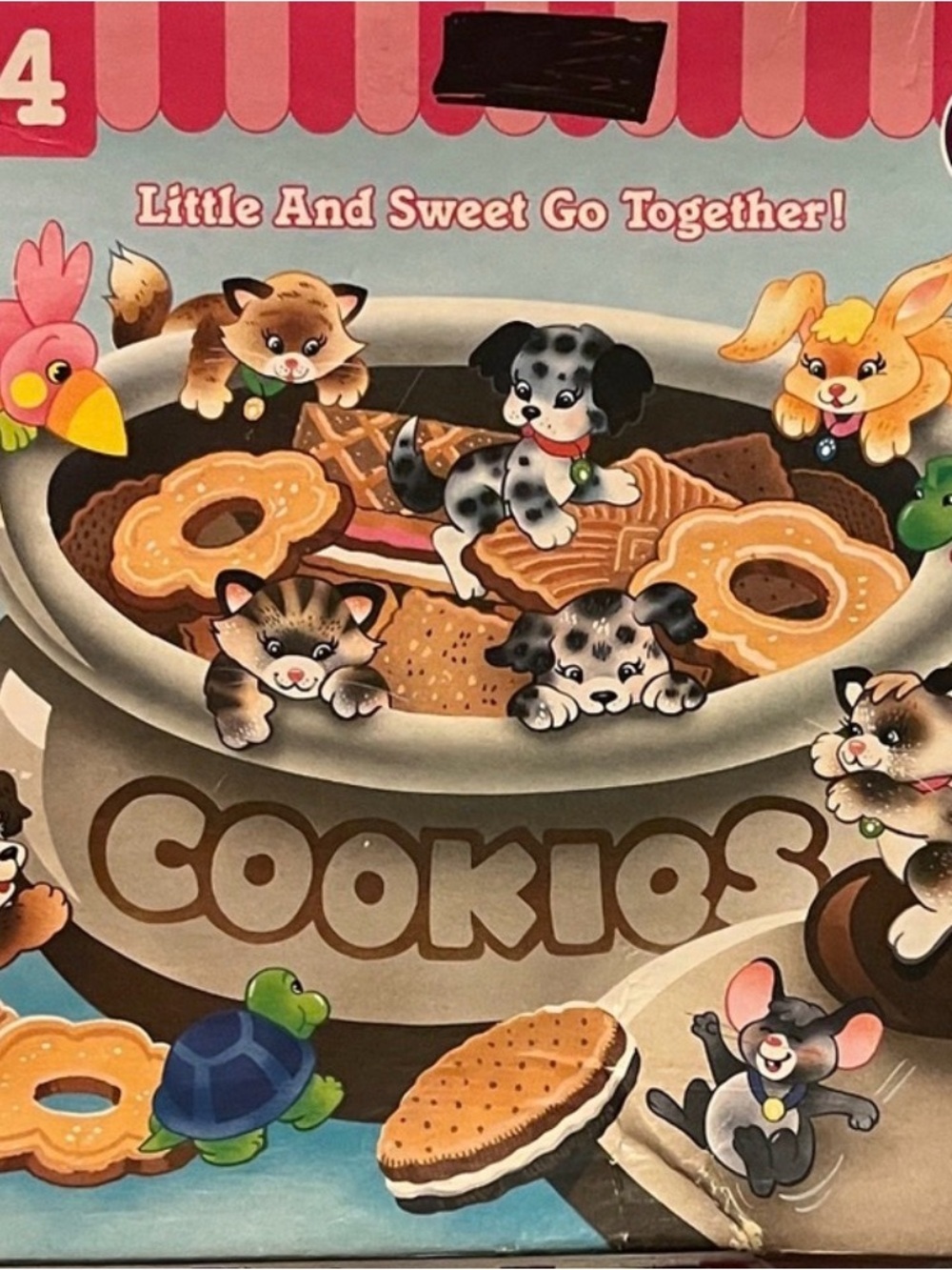 Littlest Pet Shop Cookie Puzzle COMPLETE 1993 Milton Bradley 24 Pieces Collector
